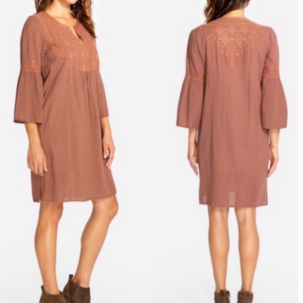 Johnny Was Megan Flare Sleeve Tunic Dress Sz.S NWT